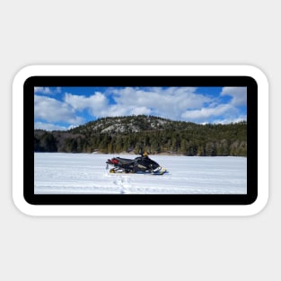 Snowmobiling Sticker